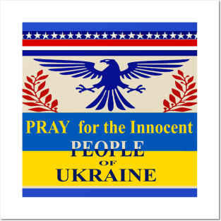 PRAY FOR UKRAINE Posters and Art